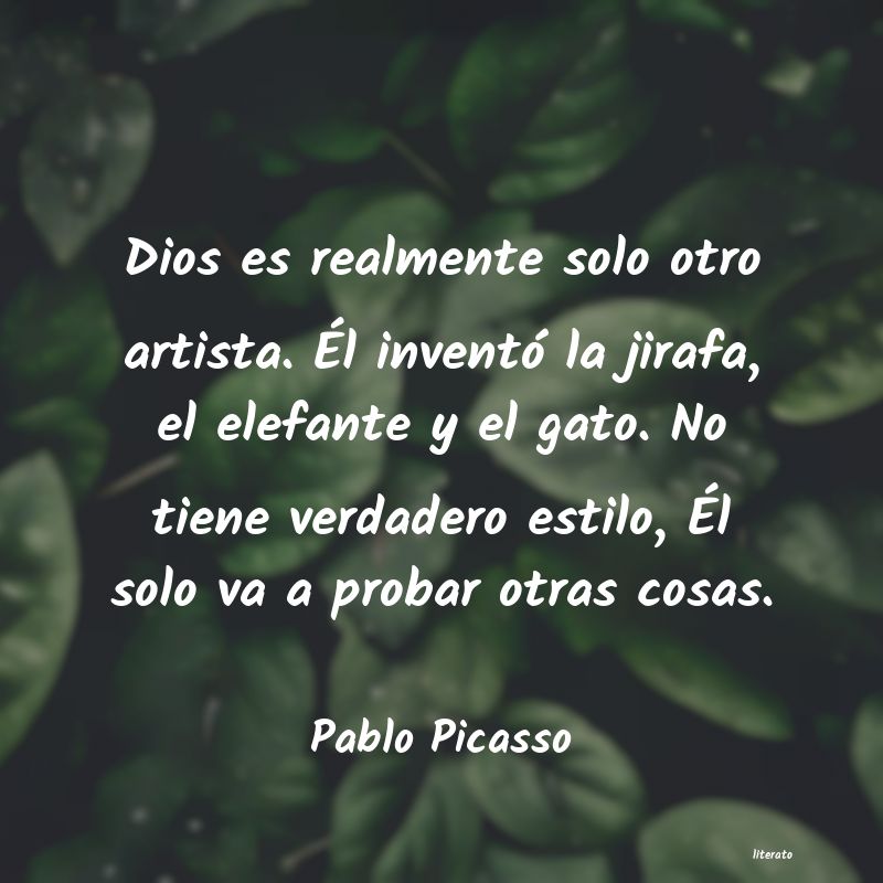 Frases de Pablo Picasso