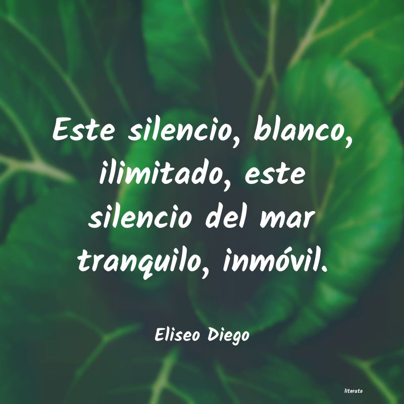 Frases de Eliseo Diego