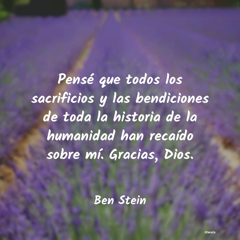 frases de Ben Stein
