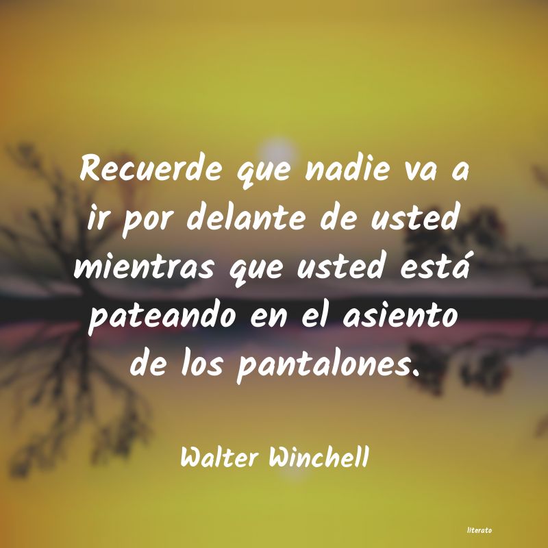 Frases de Walter Winchell