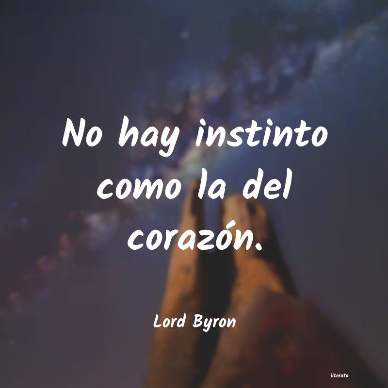 frases de Lord Byron