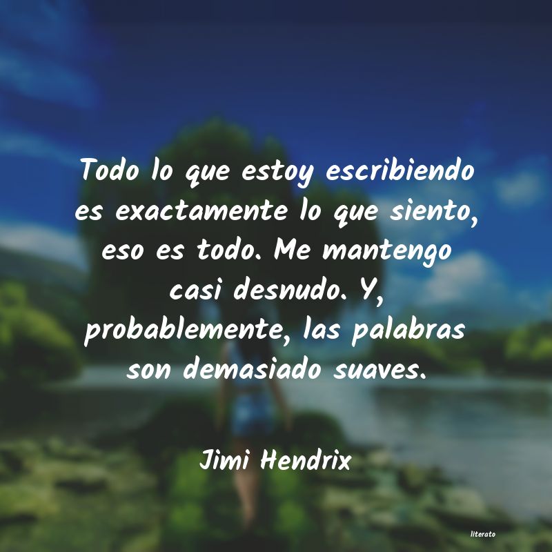 Frases de Jimi Hendrix