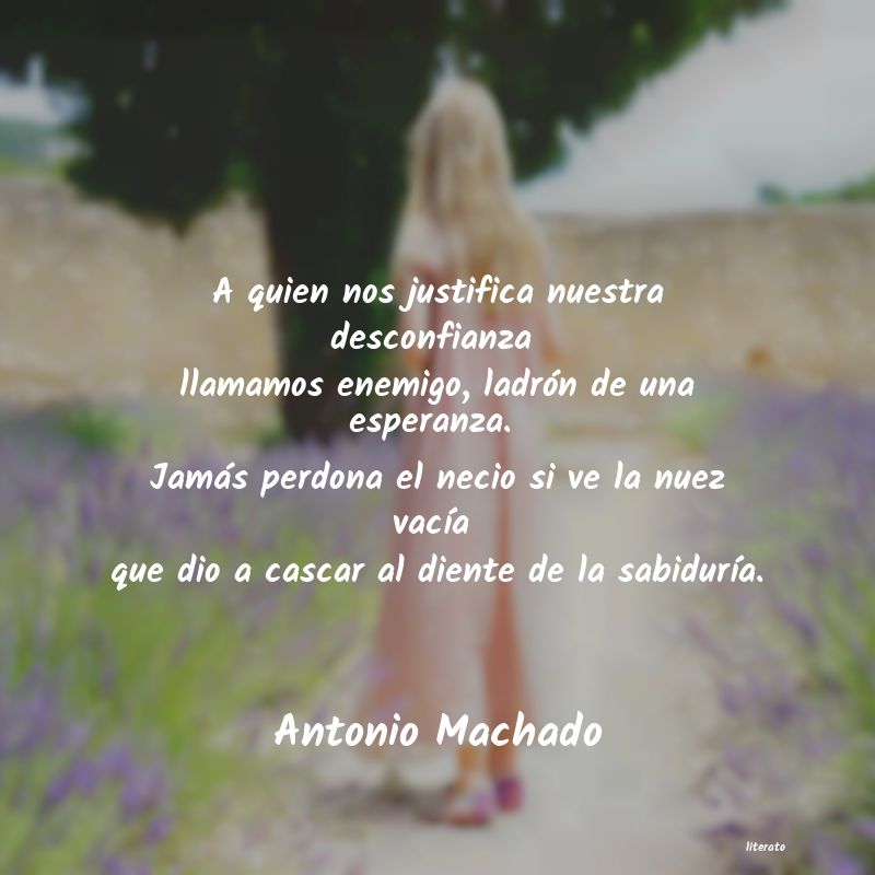 todo necio confunde valor y precio machado