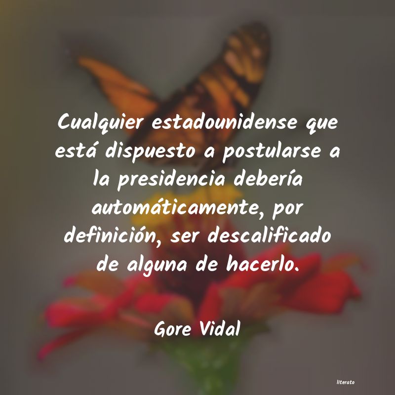 Frases de Gore Vidal