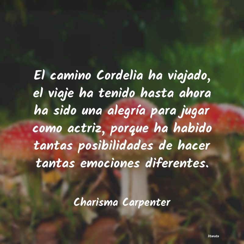 Frases de Charisma Carpenter