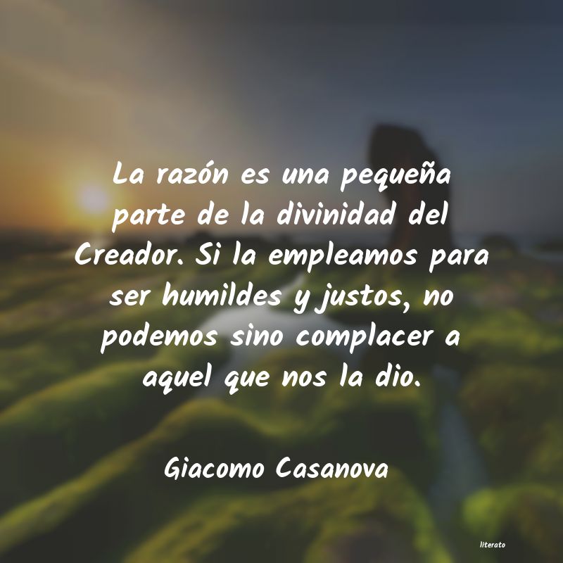 Frases de Giacomo Casanova