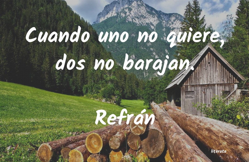 Frases de Refrán