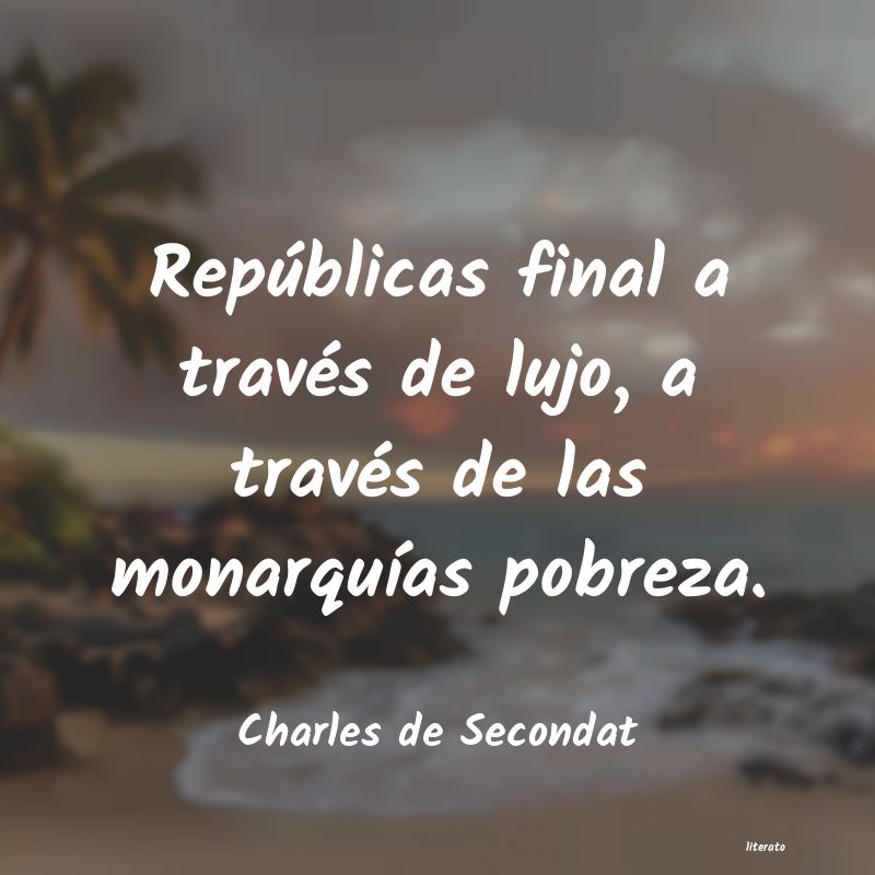 Frases de Charles de Secondat