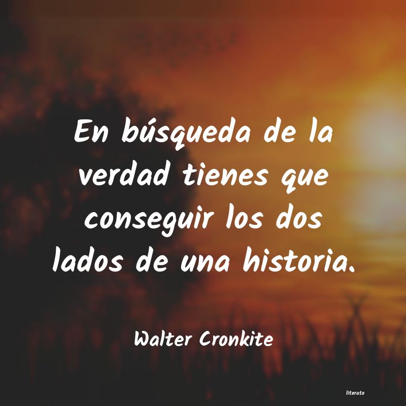 Frases de Walter Cronkite