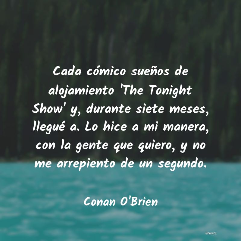 Frases de Conan O'Brien