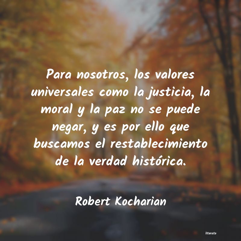 frases de Robert Kocharian