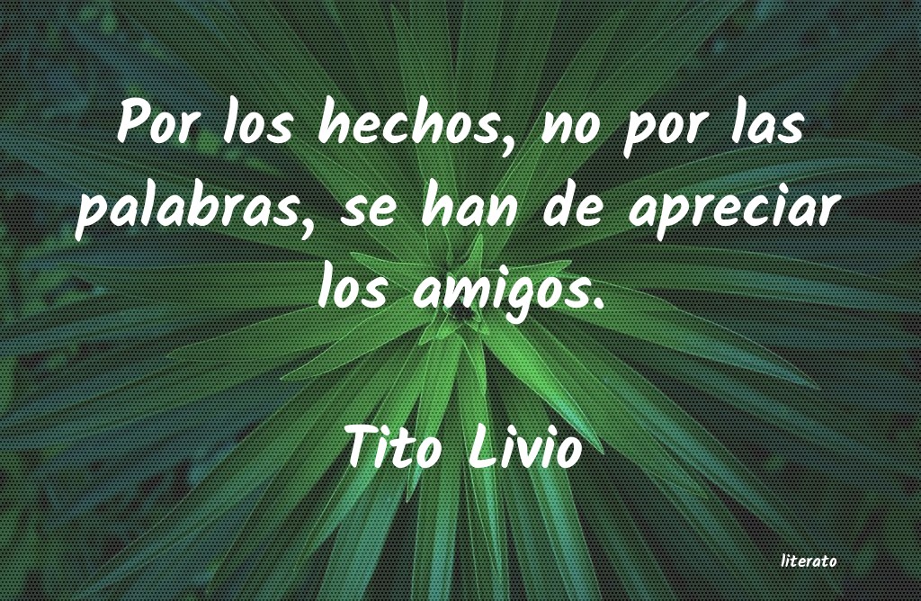frases de Tito Livio