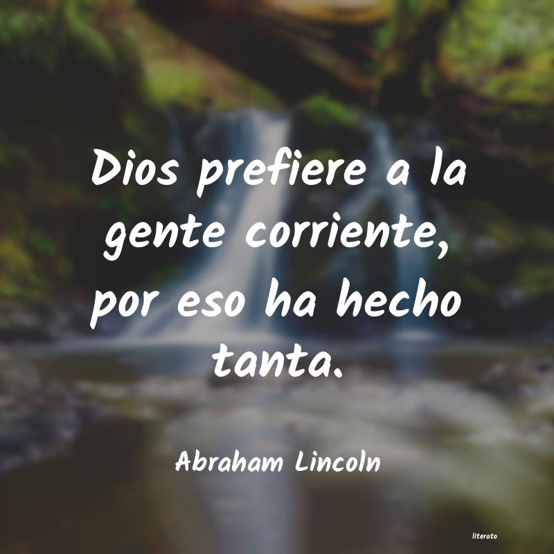 Frases de Abraham Lincoln