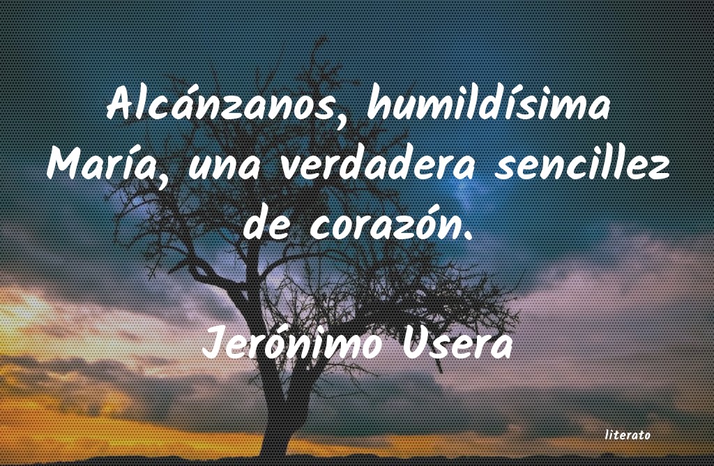 Frases de Jerónimo Usera