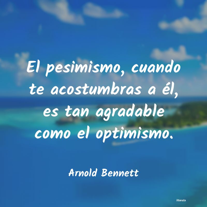 frases de Arnold Bennett