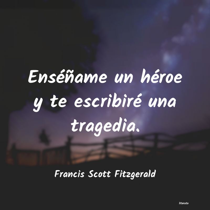 Frases de Francis Scott Fitzgerald