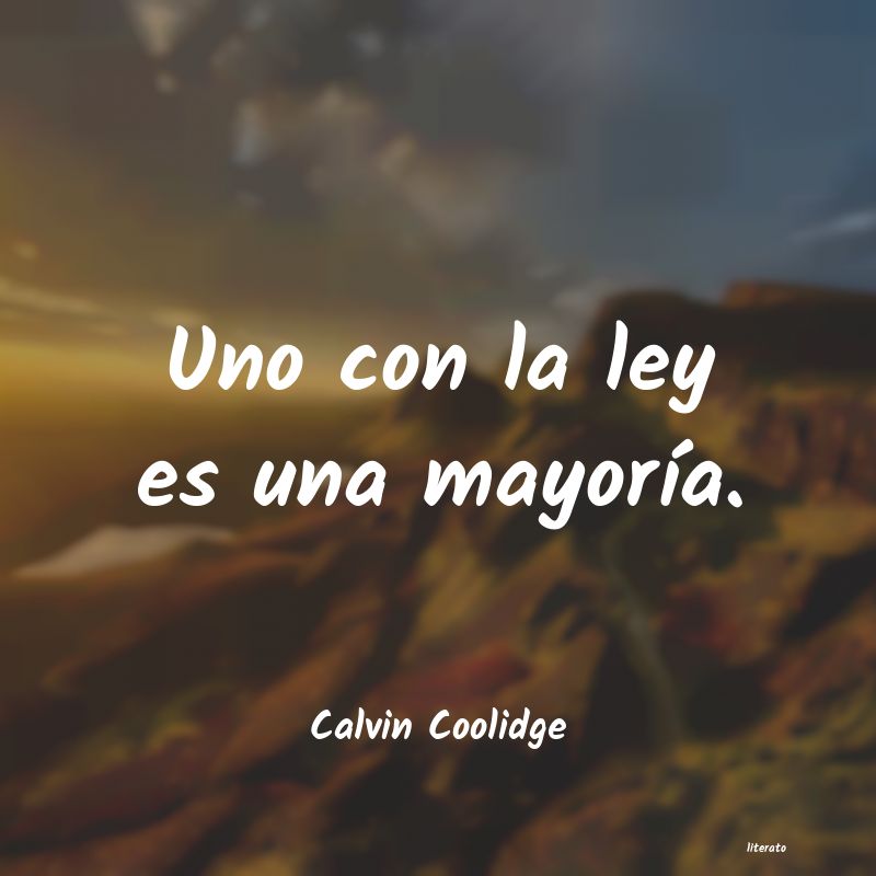 frases de Calvin Coolidge