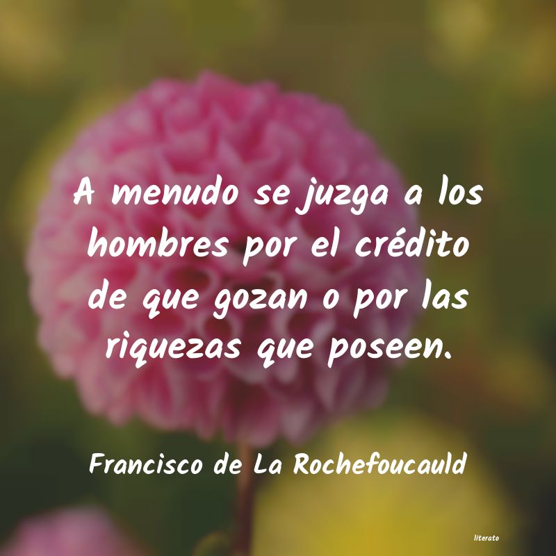 frases de Francisco de La Rochefoucauld