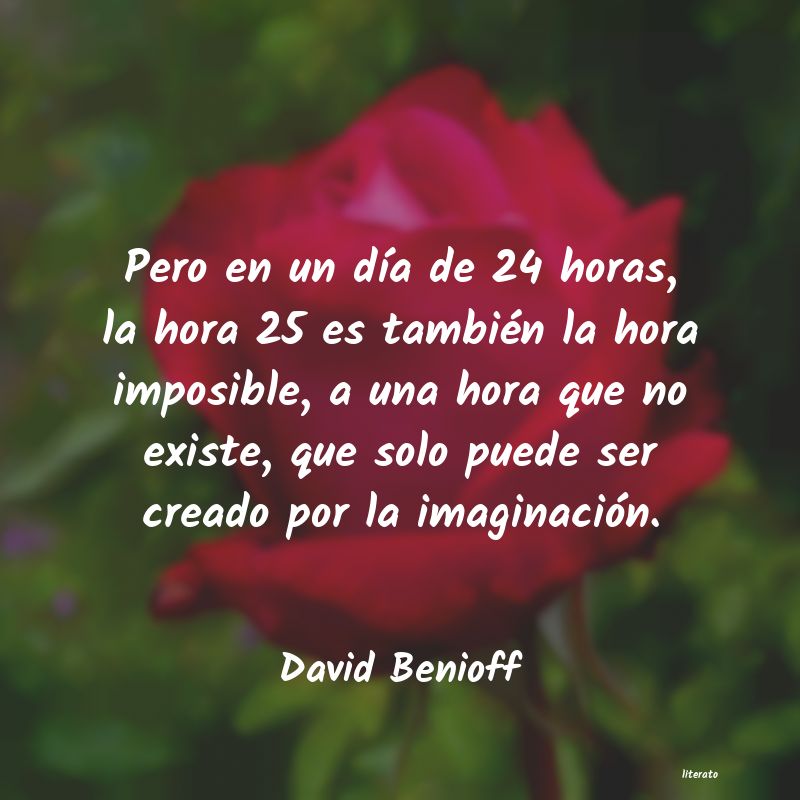 Frases de David Benioff