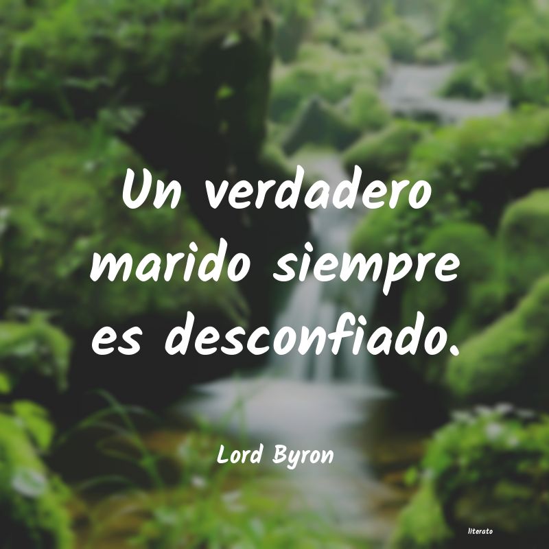 frases de Lord Byron