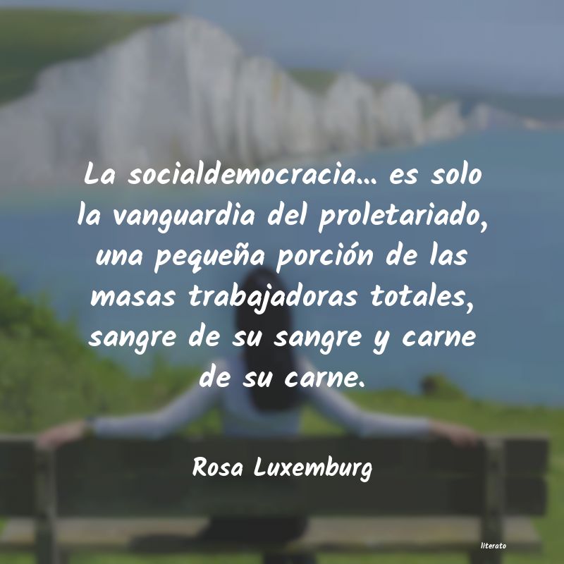 frases de Rosa Luxemburg