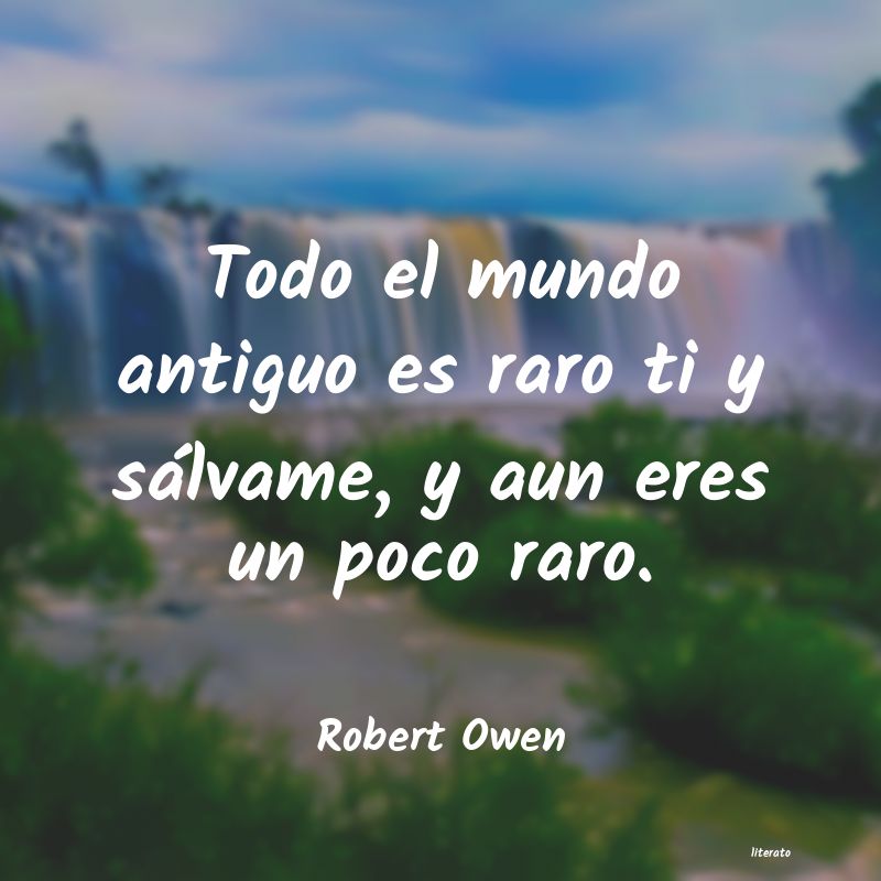 frases de Robert Owen