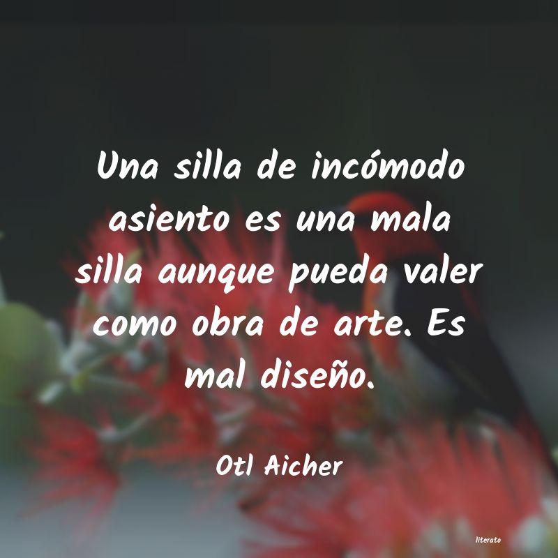 frases de Otl Aicher