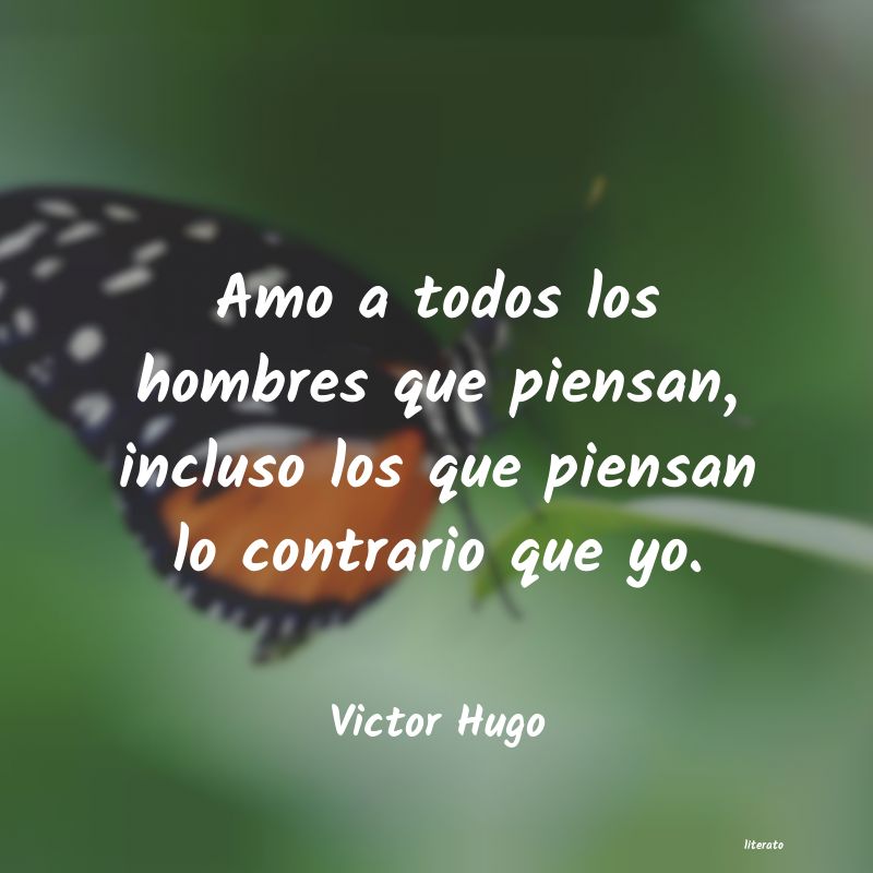 frases de Victor Hugo