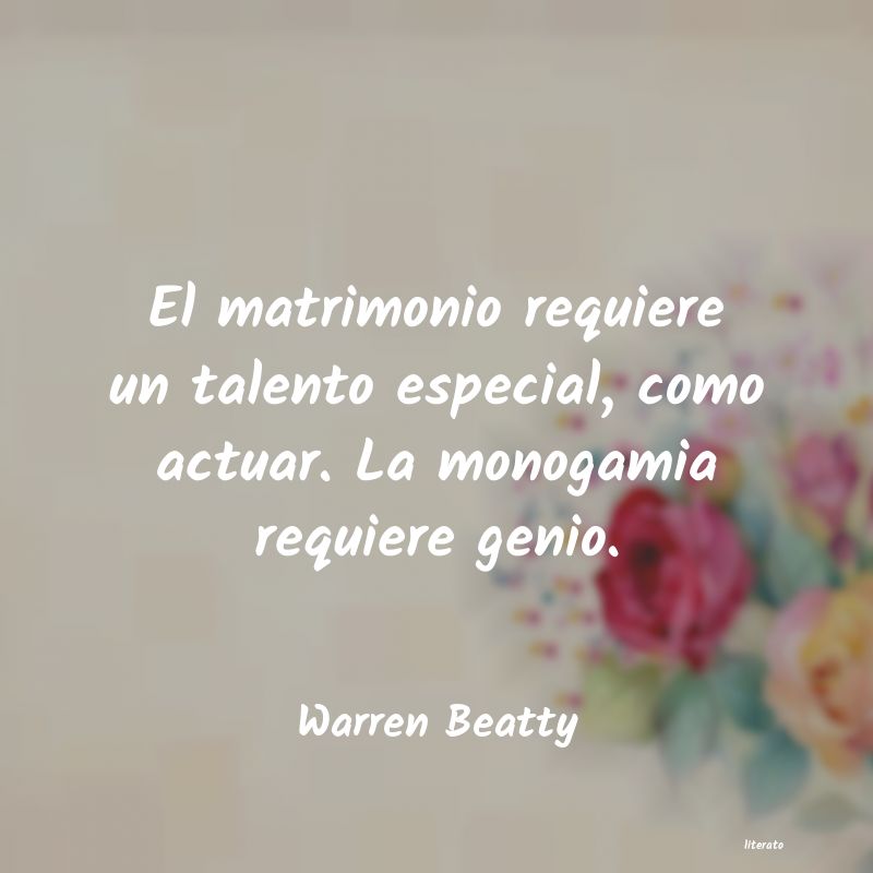 monogamia es como comer papas fritas