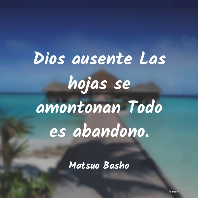 Frases de Matsuo Basho