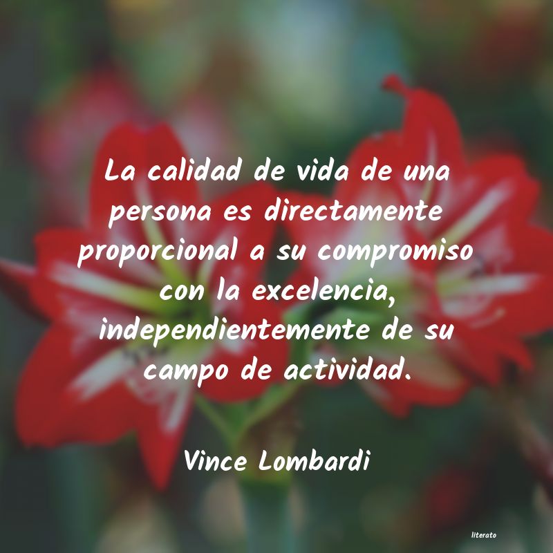 Frases de Vince Lombardi