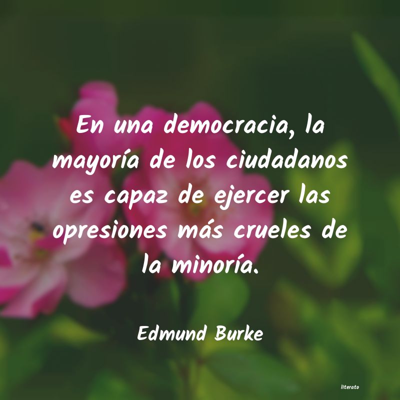 Frases de Edmund Burke