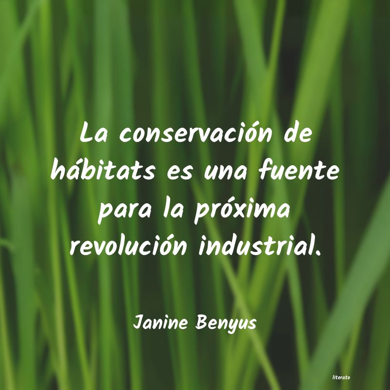 frases de Janine Benyus
