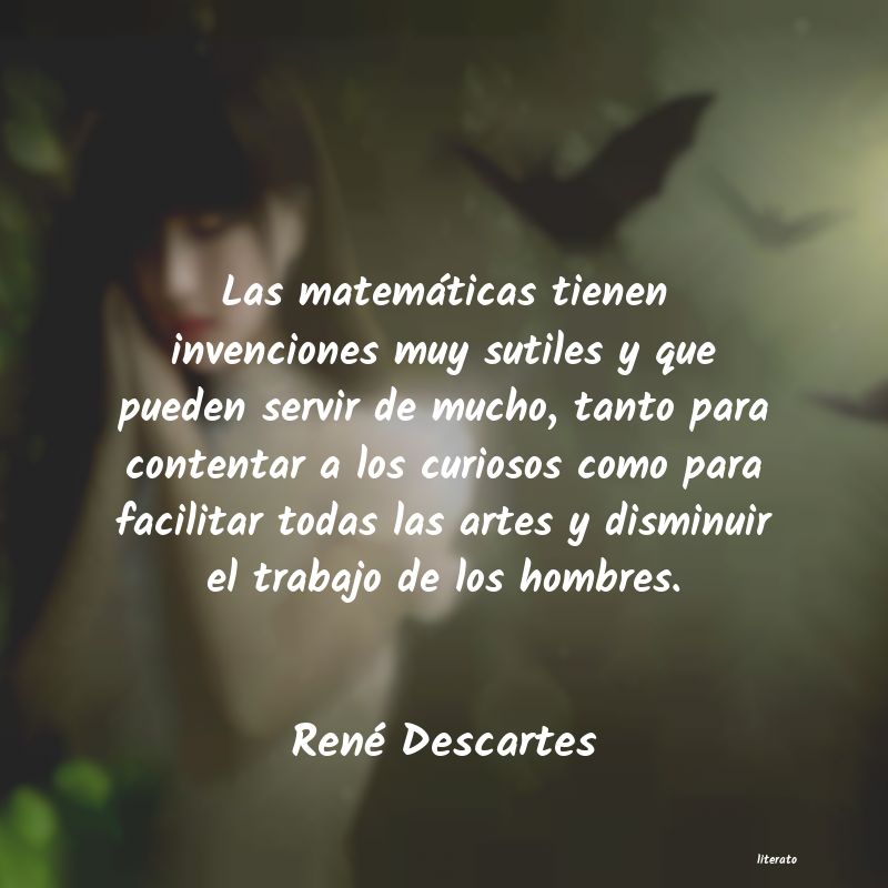 frases de René Descartes