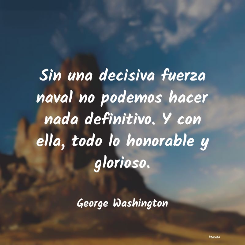 frases de George Washington