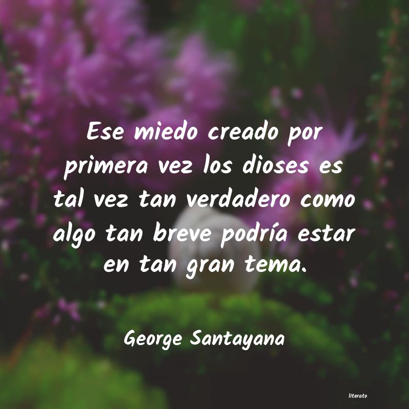 Frases de George Santayana