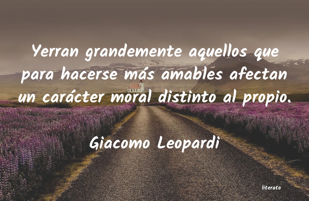 Frases de Giacomo Leopardi