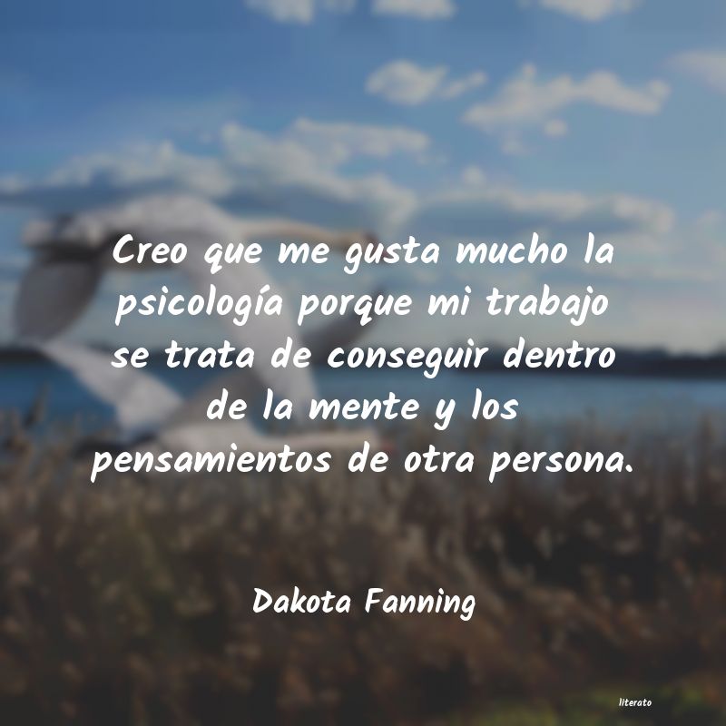 Frases de Dakota Fanning