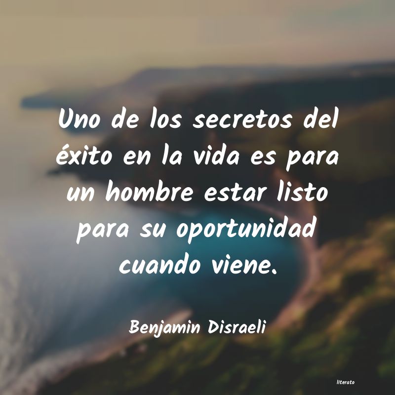 frases de Benjamin Disraeli