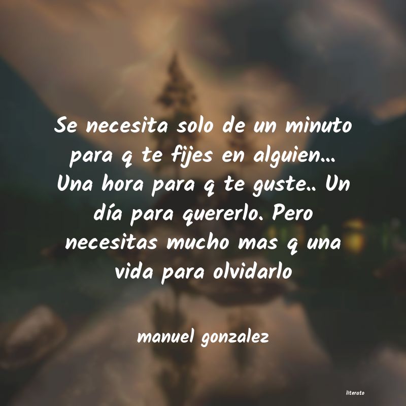 Frases de manuel gonzalez