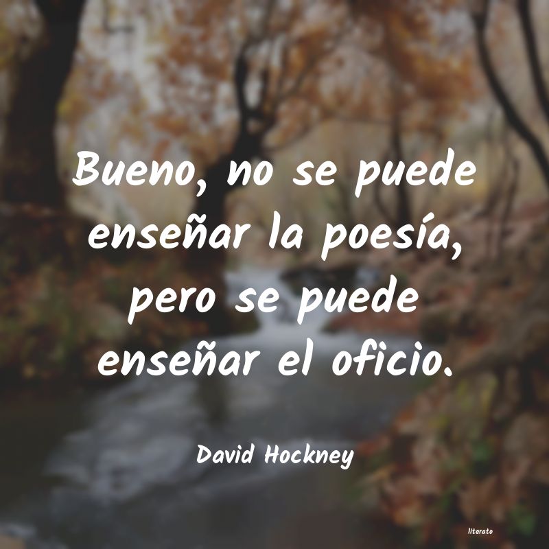 Frases de David Hockney