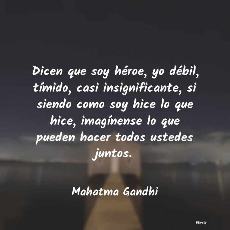 Frases de Mahatma Gandhi