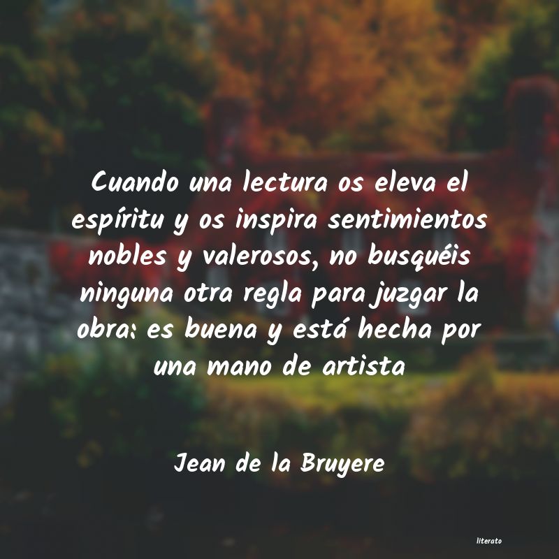 frases de Jean de la Bruyere