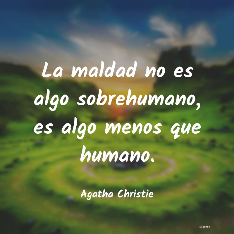 Frases de Agatha Christie