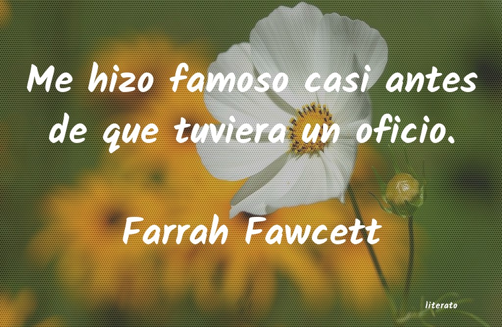 frases de Farrah Fawcett