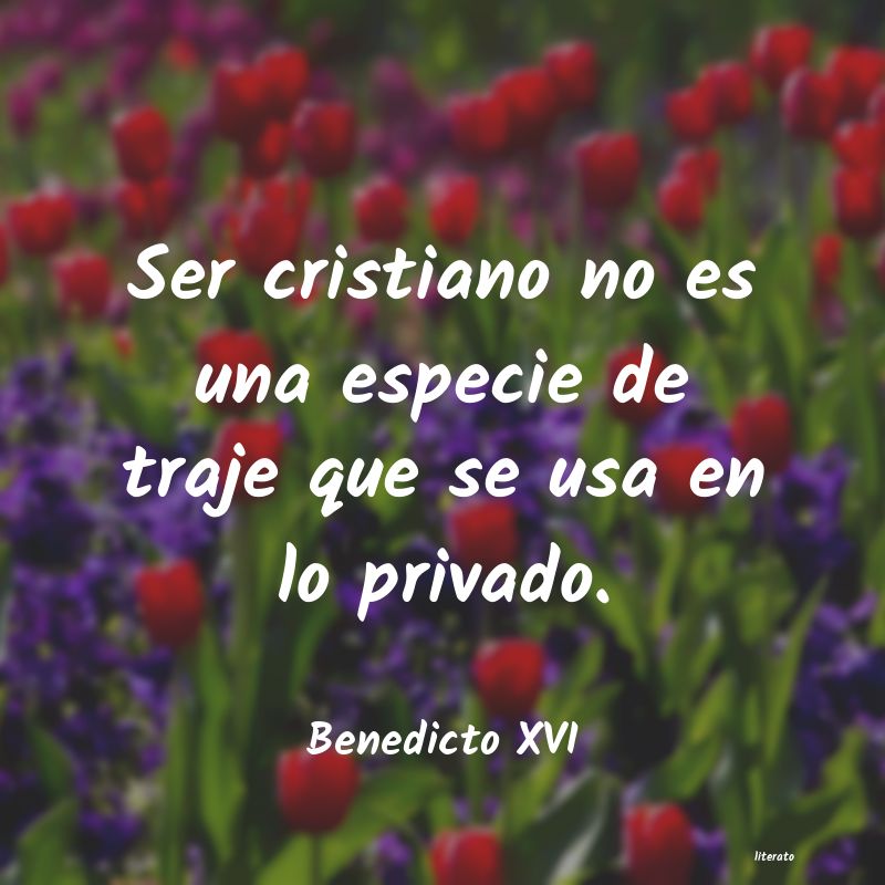 Frases de Benedicto XVI