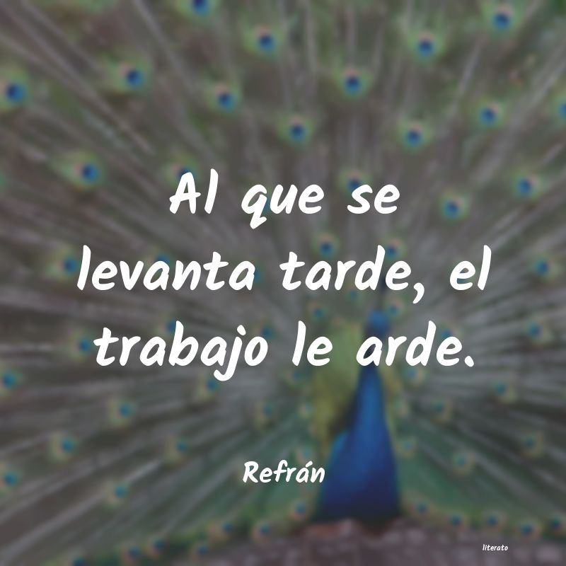 Frases de Refrán