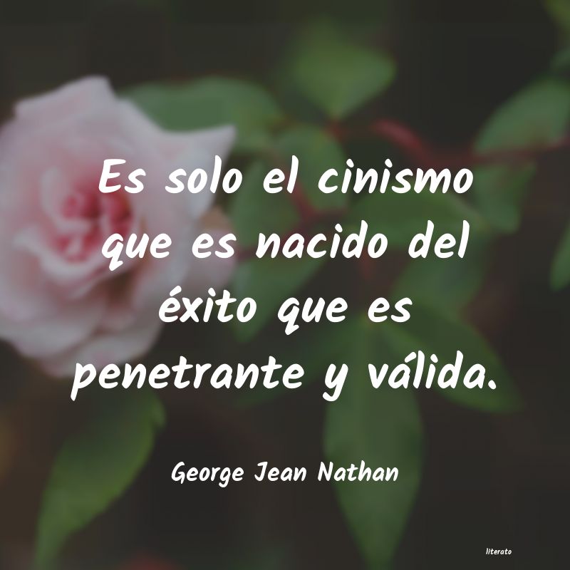 Frases de George Jean Nathan