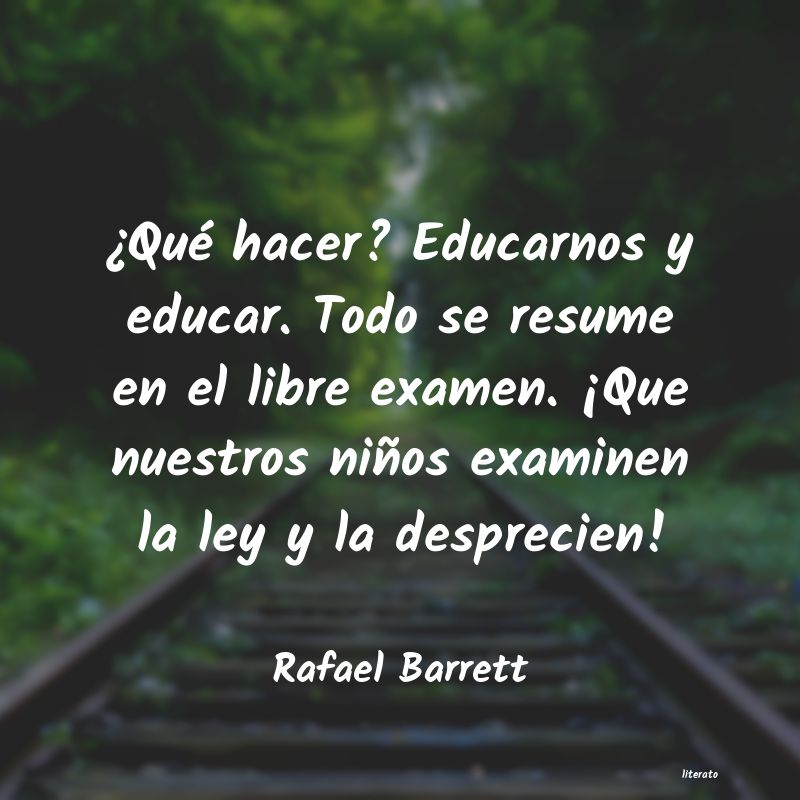 Frases de Rafael Barrett