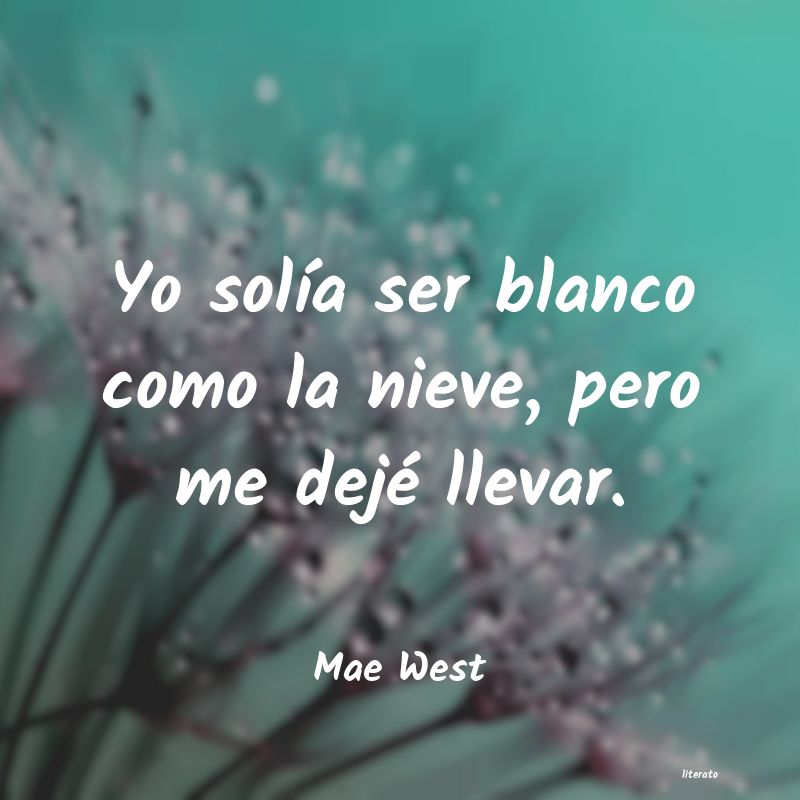 frases de Mae West